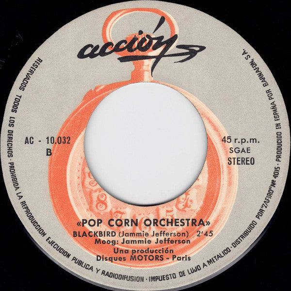 Pop Corn Orchestra : Pop Corn (7",Single,45 RPM)