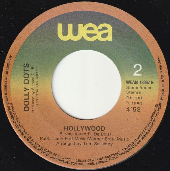 Dolly Dots : The Dreammachine (7",45 RPM,Single,Stereo)