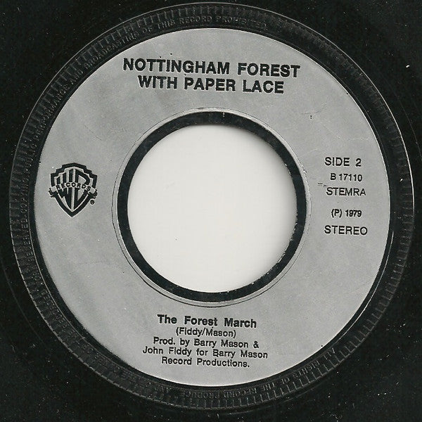Nottingham Forest With Paper Lace : We Got The Whole World In Our Hands (7",45 RPM,Single)