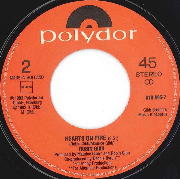 Robin Gibb : Juliet (7",45 RPM,Single)