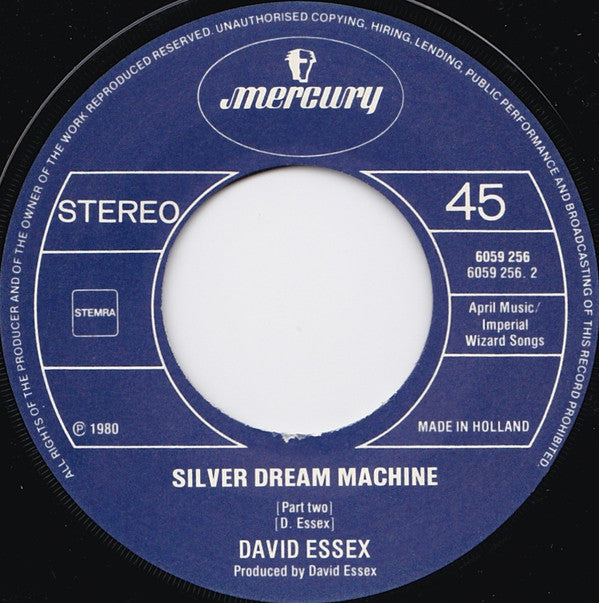 David Essex : Silver Dream Machine (7", Single)