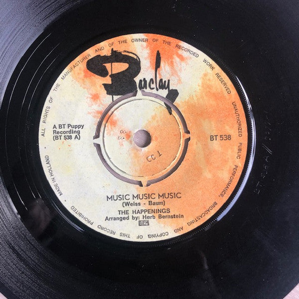 Happenings, The : Music Music Music (7",45 RPM,Single)