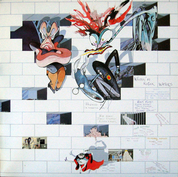 Pink Floyd : The Wall (LP,Album,Reissue)