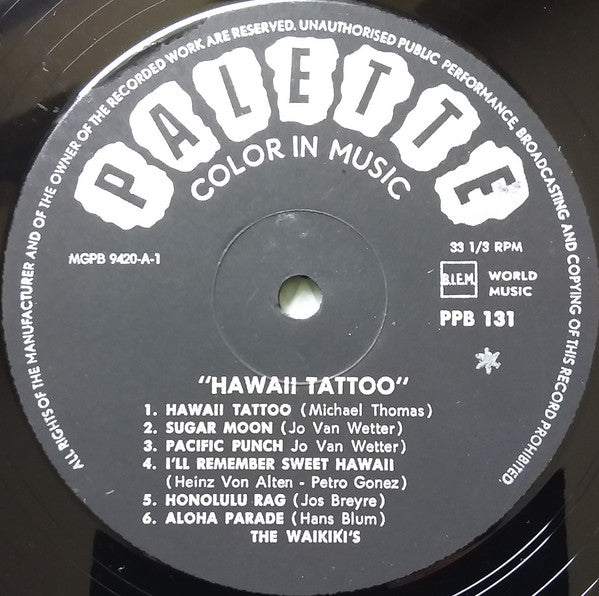 Waikiki's, The : Hawaii Tattoo (LP,Album,Mono)