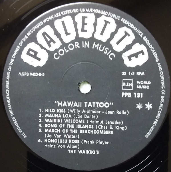 Waikiki's, The : Hawaii Tattoo (LP,Album,Mono)