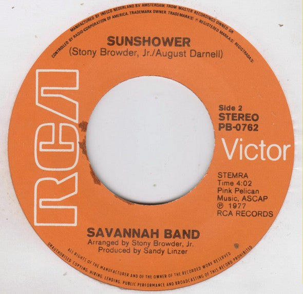 Dr. Buzzard's Original Savannah Band : I'll Play The Fool (7",45 RPM,Single,Stereo)