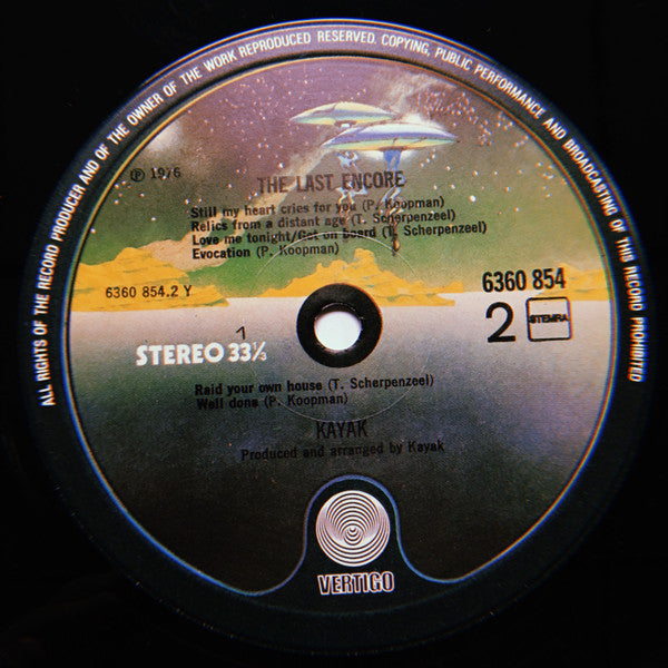 Kayak : The Last Encore (LP,Album)