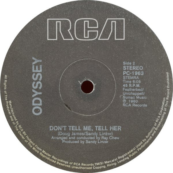 Odyssey (2) : Use It Up And Wear It Out (Special 12" Disco Mix) (12",45 RPM,Stereo)