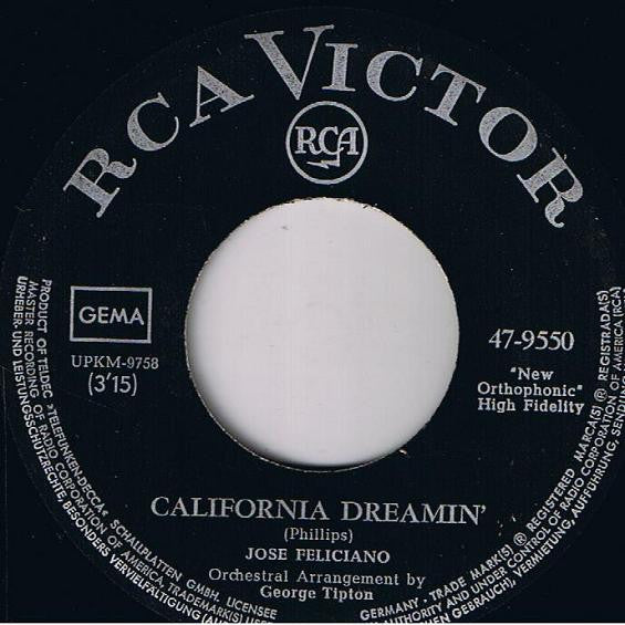 José Feliciano : Light My Fire (7",45 RPM,Single)