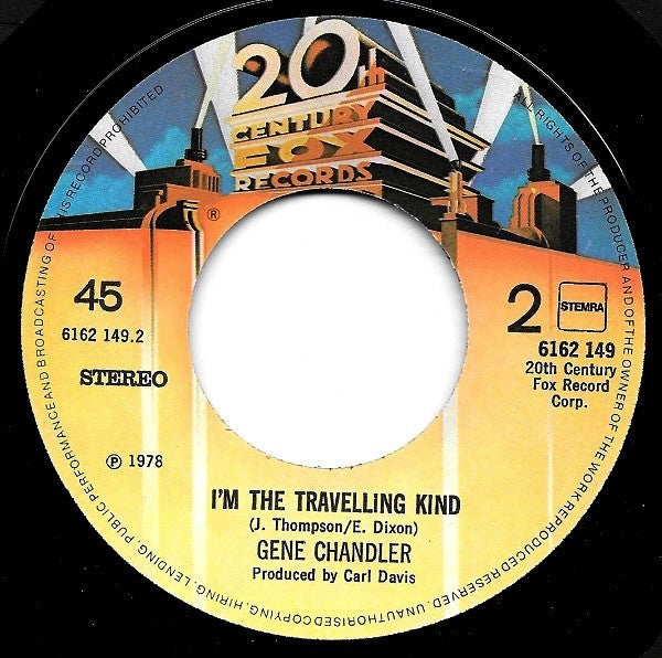 Gene Chandler : Get Down (7",45 RPM,Single,Stereo)