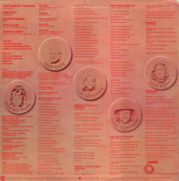 Manfred Mann's Earth Band : The Roaring Silence (LP,Album)