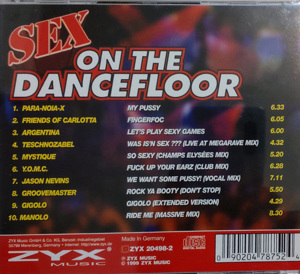 Various : Sex On The Dancefloor (Compilation)