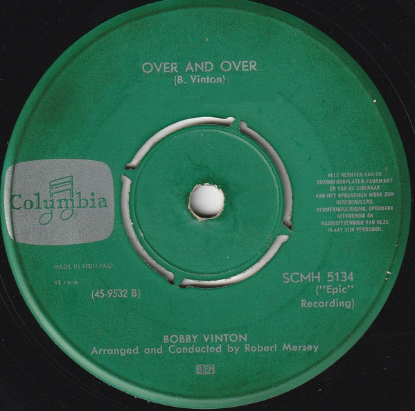 Bobby Vinton : Rain Rain Go Away (7",Single,45 RPM)