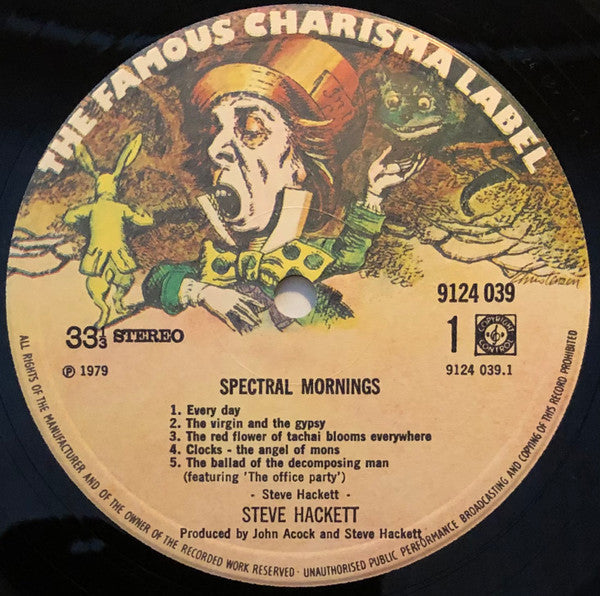 Steve Hackett : Spectral Mornings (LP,Album,Stereo)