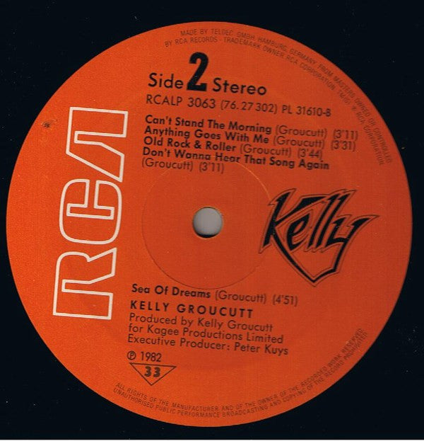 Kelly Groucutt : Kelly (LP,Album)