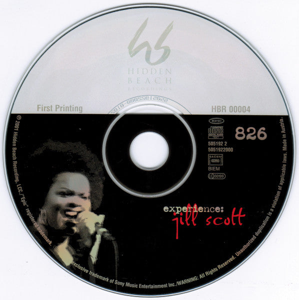 Jill Scott : Experience: Jill Scott 826+ (Album)