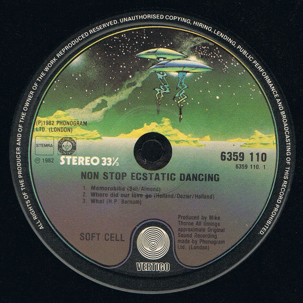 Soft Cell : Non Stop Ecstatic Dancing (LP, Album)