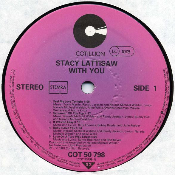 Stacy Lattisaw : With You (LP,Album)