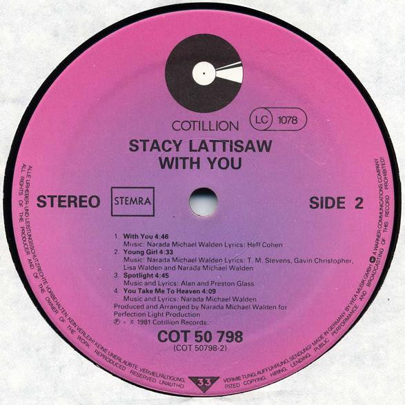 Stacy Lattisaw : With You (LP,Album)