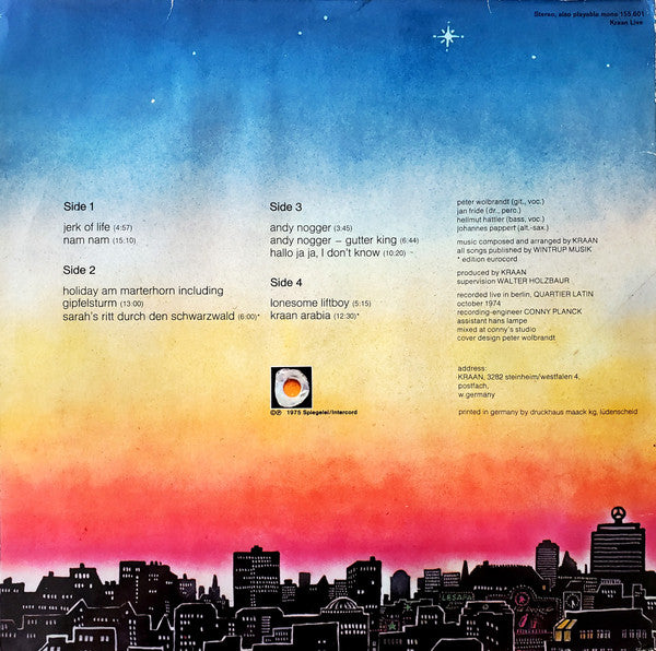 Kraan : Live (2xLP, Album, RP)