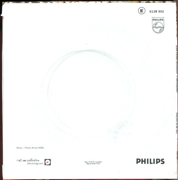 Jean-Pierre Goussaud : L'impuissant / Le Figurant (7",45 RPM,Single)