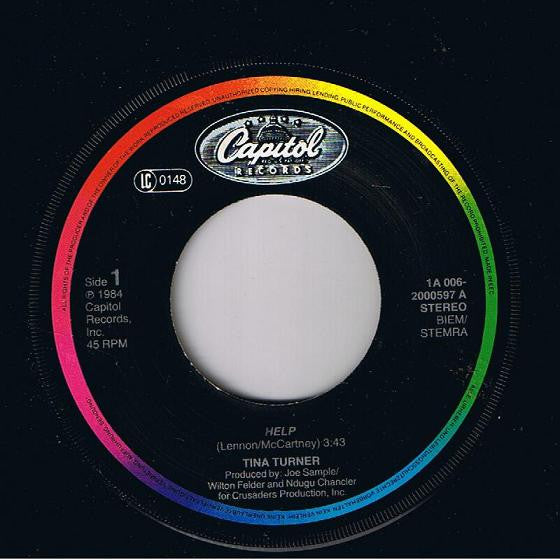Tina Turner : Help (7",45 RPM,Single)