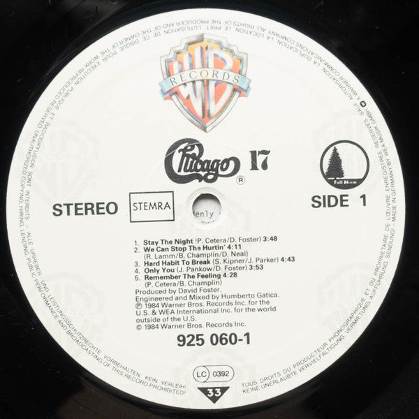 Chicago (2) : Chicago 17 (LP,Album)