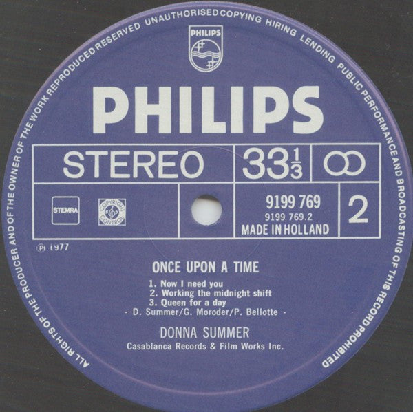 Donna Summer : Once Upon A Time... (LP,Album)