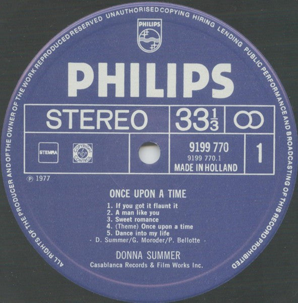 Donna Summer : Once Upon A Time... (LP,Album)