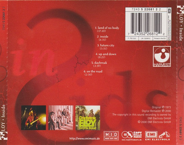 Eloy : Inside (Album,Reissue,Remastered,Stereo)