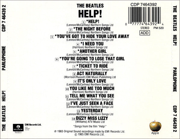 Beatles, The : Help! (Album,Stereo,Reissue)