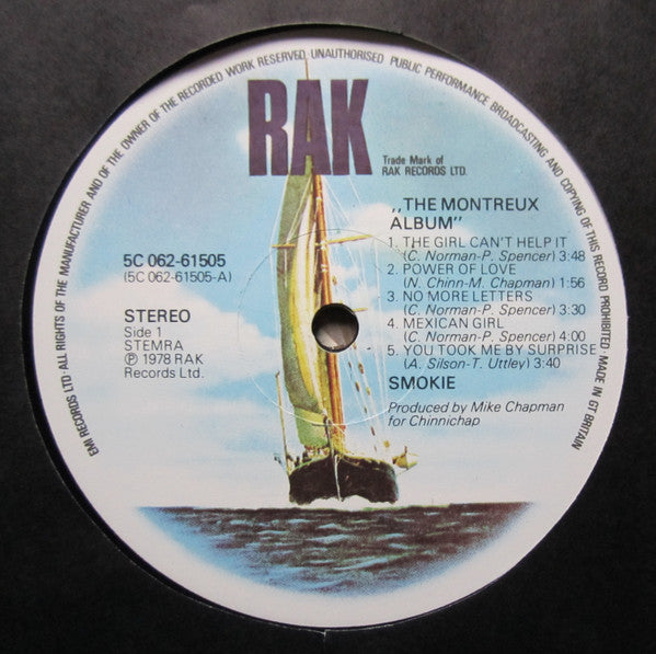 Smokie : The Montreux Album (LP,Album)