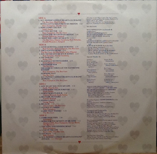 Various : Sgt. Pepper's Lonely Hearts Club Band (LP,Album)