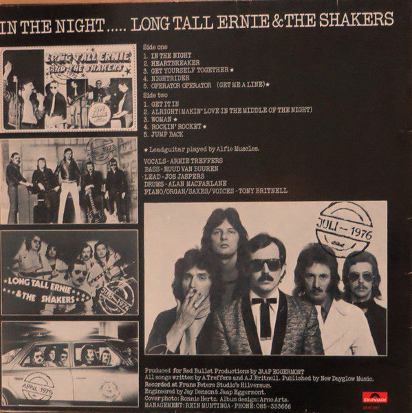 Long Tall Ernie And The Shakers : In The Night (LP,Album,Stereo)