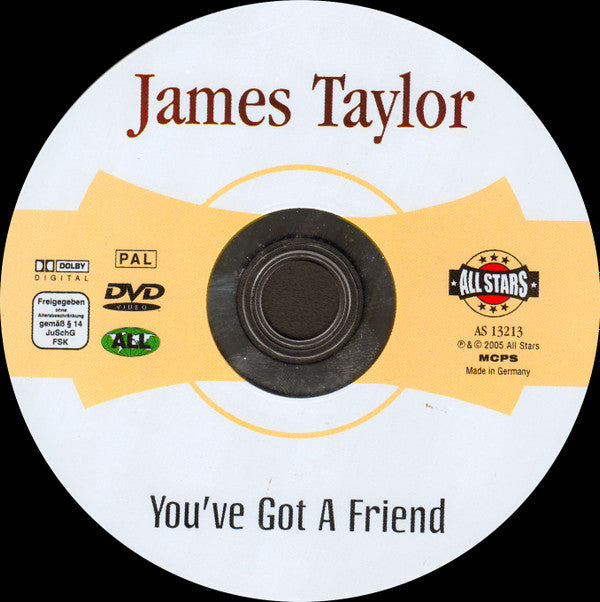 James Taylor (2) : You've Got A Friend (DVD-Video,PAL)