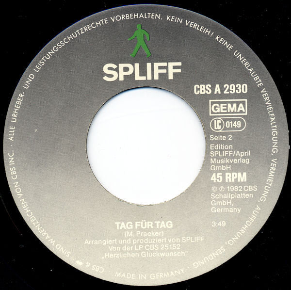 Spliff : Das Blech (7",Single,45 RPM)