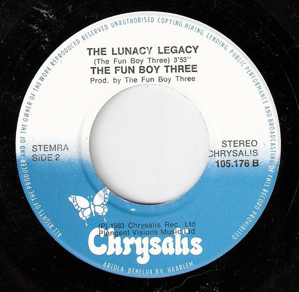 Fun Boy Three : The Tunnel Of Love (7",Single,45 RPM)