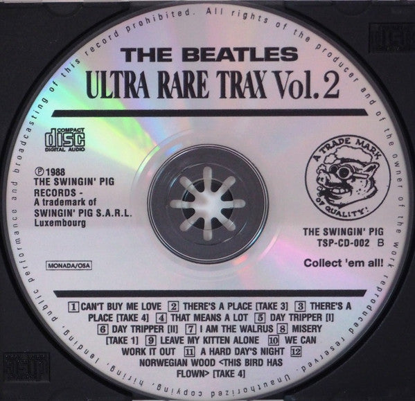 Beatles, The : Ultra Rare Trax Vol.2 (Compilation,Unofficial Release,Stereo,Mono)