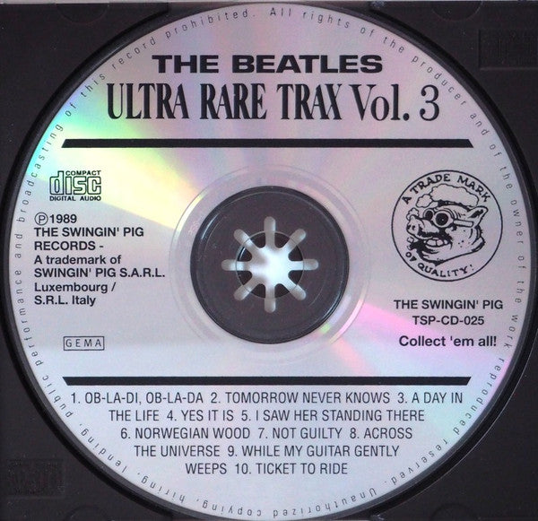 Beatles, The : Ultra Rare Trax Vol.3 (Compilation,Unofficial Release,Stereo,Mono)