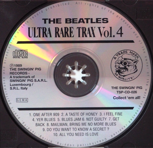 Beatles, The : Ultra Rare Trax Vol.4 (Compilation,Unofficial Release,Stereo,Mono)