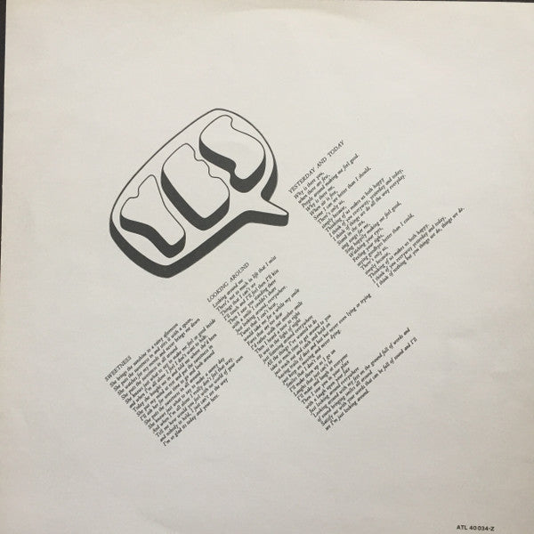 Yes : Yes (LP,Album,Reissue)