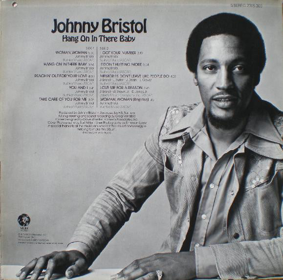 Johnny Bristol : Hang On In There Baby (LP, Album)