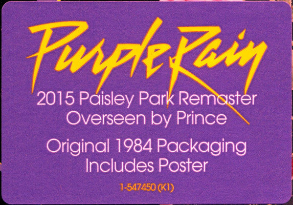 Prince And The Revolution : Purple Rain (LP,Album,Reissue,Remastered,Repress)