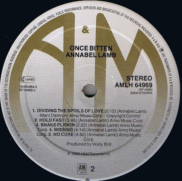 Annabel Lamb : Once Bitten (LP,Album)