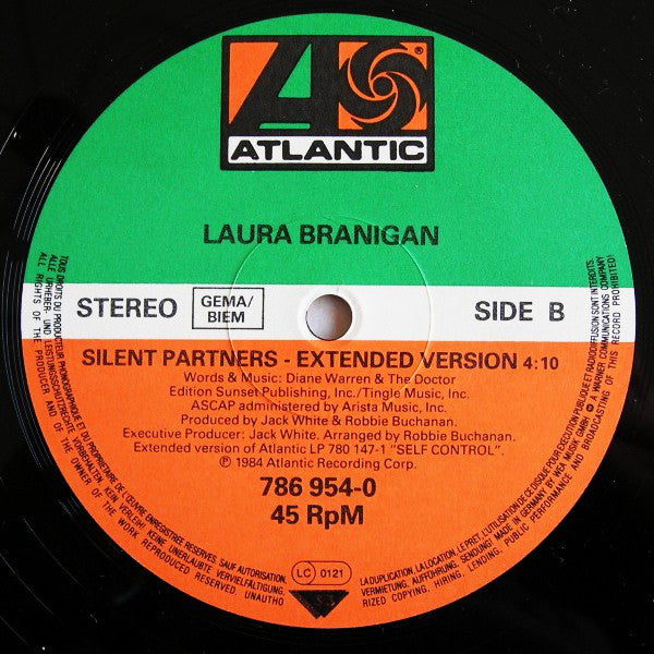 Laura Branigan : Self Control (Extended Version) (12",45 RPM,Maxi-Single,Stereo)