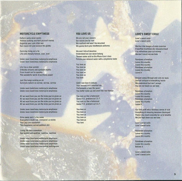 Manic Street Preachers : Generation Terrorists (Album,Stereo)