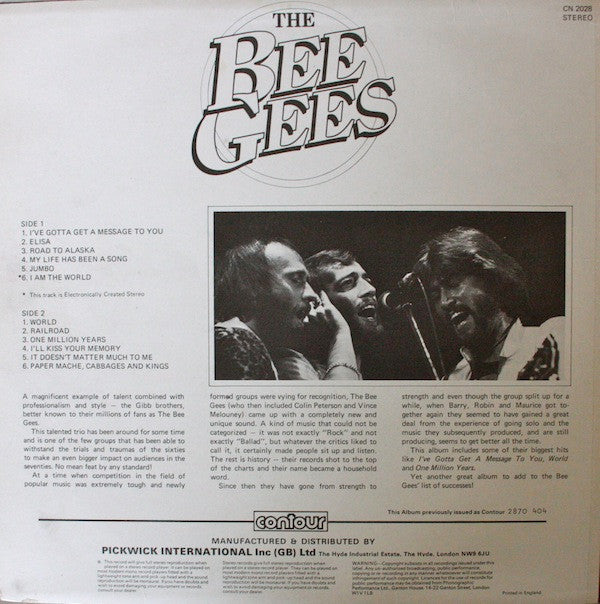 Bee Gees : I've Gotta Get A Message To You (LP,Reissue,Compilation)