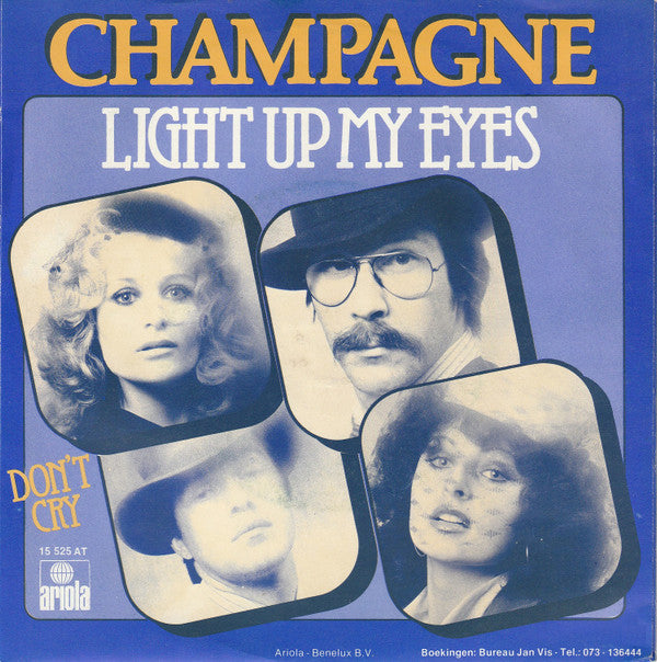 Champagne (5) : Light Up My Eyes (7", Single)