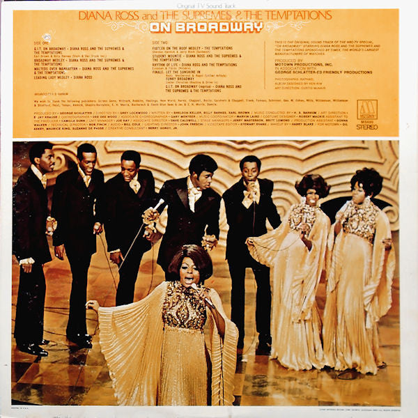 Diana Ross And Supremes, The & Temptations, The : On Broadway (Original TV Sound Track) (LP,Album,Remastered,Stereo)