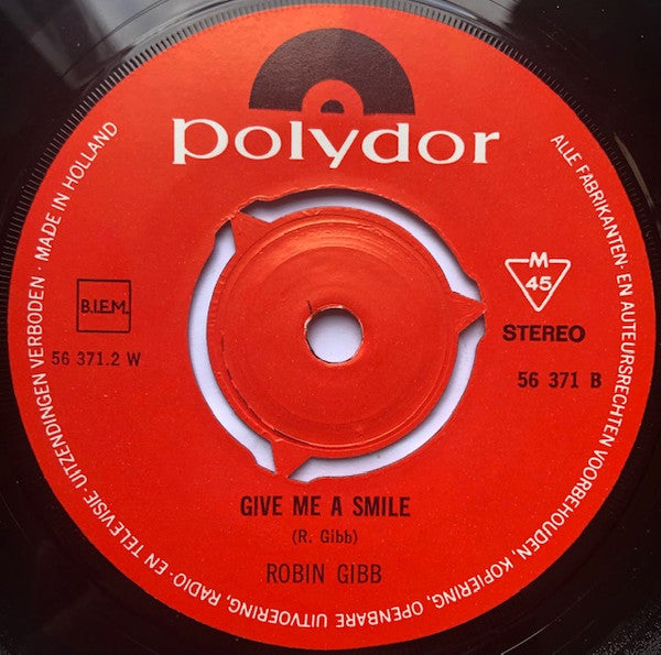 Robin Gibb : August October / Give Me A Smile (7",45 RPM,Single,Stereo)